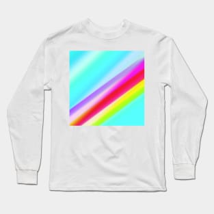 colorful abstract texture design Long Sleeve T-Shirt